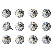 Load image into Gallery viewer, 1.5&quot; X 1.5&quot; X 1.5&quot; Blue Cream (Beige) With Silver  Knobs 12 Pack