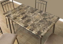Load image into Gallery viewer, 63.5&quot; X 81&quot; X 101&quot; Cappuccino Microfiber Foam And Mdf  5Pcs Dining Set