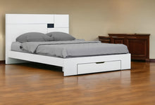Load image into Gallery viewer, Solid Wood King White Bed