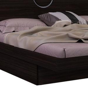 King Wood Brown Bed