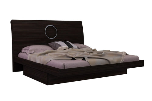 Queen Wood Brown Bed
