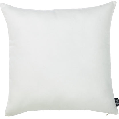 Set Of 2 Bright White Brushed Twill Decorative Throw Pillow Covers
