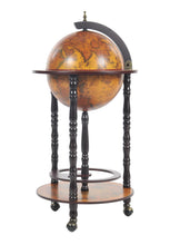 Load image into Gallery viewer, 17&quot; X 17&quot; X 35&quot; Globe Bar Table 330Mm 4 Legs Stand  Red