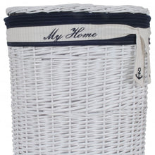 Load image into Gallery viewer, 14.5&quot; X 20&quot; X 23&quot; Whiteblueovalwillow Basket Set Of 5