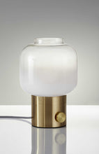 Load image into Gallery viewer, Mod Pod Black Glass Table Lamp