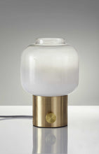 Load image into Gallery viewer, Mod Pod Black Glass Table Lamp