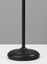 Load image into Gallery viewer, Shiny Antiqued Brass Metal Torchiere Floor Lamp