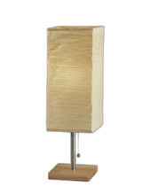 Load image into Gallery viewer, Wildside Paper Shade With Natural Wood Table Lamp