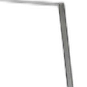 59" Silver Metal Framed Cheval Standing Mirror