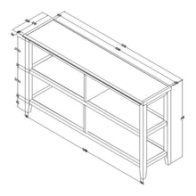 Load image into Gallery viewer, 30&quot; White Open Bookcase With Two Shelves