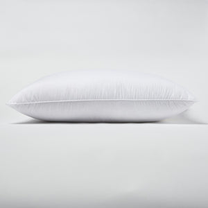 Set Of 2 Lux Sateen Down Alternative King Size Medium Pillows