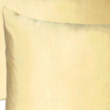 Load image into Gallery viewer, Pale Yellow Dreamy Set Of 2 Silky Satin Standard Pillowcases