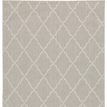 Load image into Gallery viewer, 8&#39; x 10&#39; Gray and Ivory Indoor Outdoor Area Rug