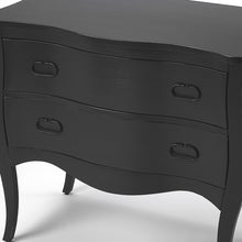 Load image into Gallery viewer, Black 2 Drawer Chest