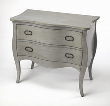 Load image into Gallery viewer, 34&quot; Gray Solid Wood Two Drawer Chest
