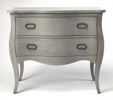 Load image into Gallery viewer, 34&quot; Gray Solid Wood Two Drawer Chest