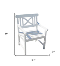 Load image into Gallery viewer, White Garden Armchair