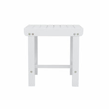 Load image into Gallery viewer, White Outdoor Wooden Side Table