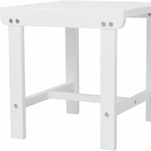 Load image into Gallery viewer, White Outdoor Wooden Side Table