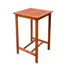 Load image into Gallery viewer, Chestnut Brown Square Bar Table