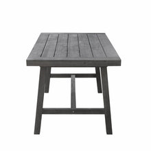 Load image into Gallery viewer, Dark Grey Dining Table With Leg Support