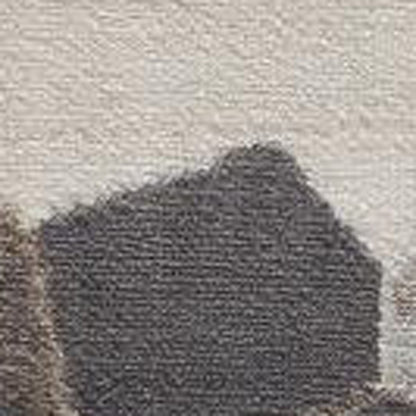 2’ x 3’ Beige Cobblestone Pattern Scatter Rug