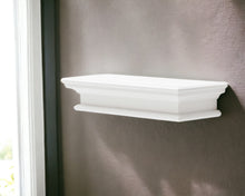 Load image into Gallery viewer, 23&quot; Classic White Floating Wall Shelf