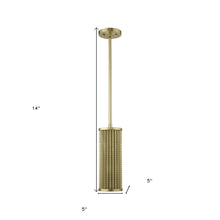 Load image into Gallery viewer, Basetti 1-Light Gold Pendant