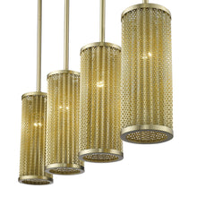 Load image into Gallery viewer, Basetti 4-Light Gold Pendant