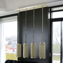 Load image into Gallery viewer, Basetti 4-Light Gold Pendant