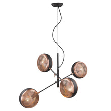 Load image into Gallery viewer, Tholos 4-Light Matte Black Pendant