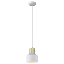 Load image into Gallery viewer, White and Gold Pendant Hanging Light