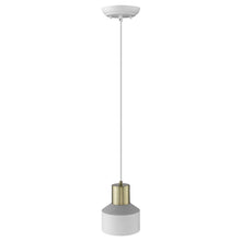 Load image into Gallery viewer, White and Gold Pendant Hanging Light