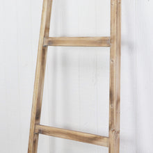 Load image into Gallery viewer, Wooden Ladder Storage Piece with 4 Baskets