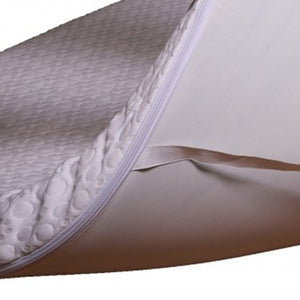 3" Deluxe White Memory Foam Mattress Topper with Straps Twin
