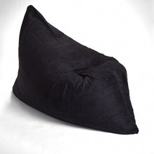 Load image into Gallery viewer, 73&quot; x 52&quot; Black Sofa Sack Bean Bag Lounger