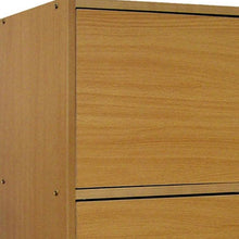 Load image into Gallery viewer, Standard Natural Triple Door Verticle Book Shelf