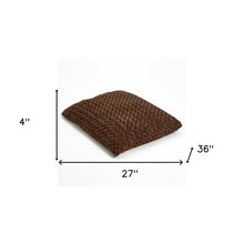 Load image into Gallery viewer, Brown 2&quot; x 3&quot; Lux Faux Fur Rectangle Pet Bed