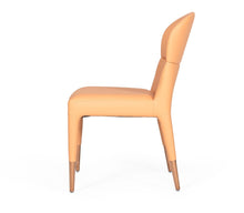 Load image into Gallery viewer, Set of Two Peach Rosegold Dining Chairs