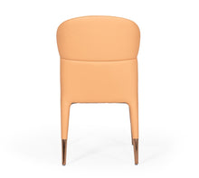 Load image into Gallery viewer, Set of Two Peach Rosegold Dining Chairs