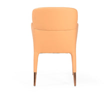 Load image into Gallery viewer, Peach Rosegold Dining Chair
