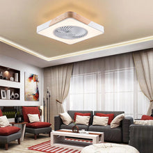 Load image into Gallery viewer, Compact Ceiling Lamp And Fan With Remote