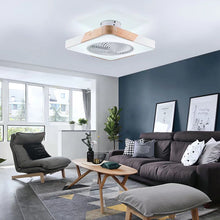 Load image into Gallery viewer, Compact Ceiling Lamp And Fan With Remote