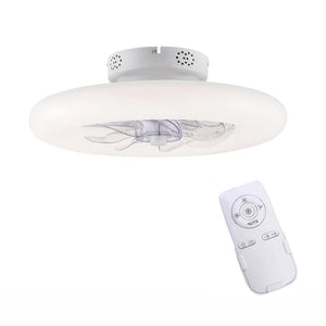 Minimalist Ceiling Fan and Light