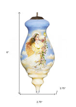 Load image into Gallery viewer, Angel Divine Hand Painted Mouth Blown Glass Ornament