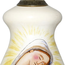 Load image into Gallery viewer, Mother Mary with Baby Hand Painted Mouth Blown Glass Ornament