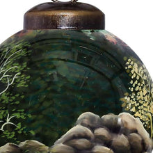 Load image into Gallery viewer, Scenic Life is Better at the Cabin Hand Painted Mouth Blown Glass Ornament