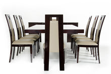 Load image into Gallery viewer, 30&quot; Ebony High Gloss Mdf And Steel Dining Table