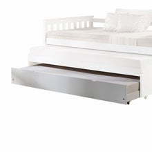 Load image into Gallery viewer, White Wood Casters Daybed - Trundle