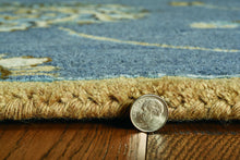 Load image into Gallery viewer, 3&#39; X 5&#39; Midnight Floral Vines Wool Area Rug